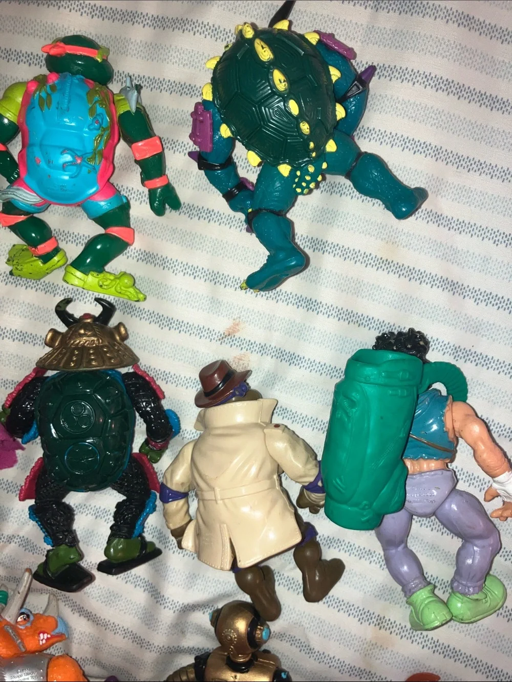 Vintage TMNT 10 pc lot 80s 90s slash bebop Casey jones